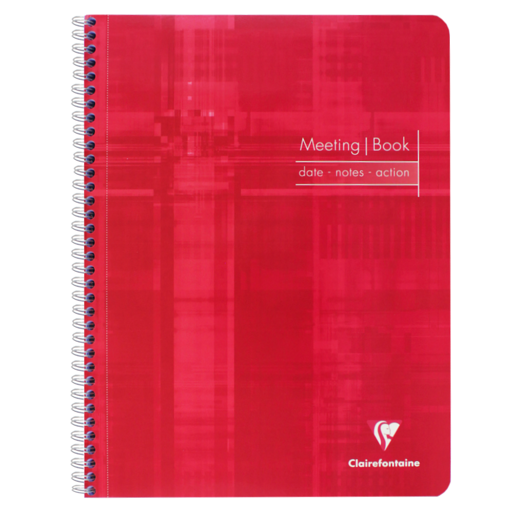 Caderno de Anotações Meeting Book Clairefontaine A4+ Vermelho